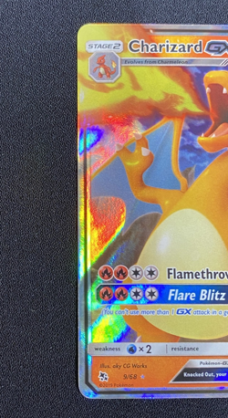 Charizard GX - 9/68 - Pokemon Hidden Fates Sun & Moon Ultra Rare Card NM - Image 4