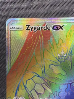Zygarde GX 136/131 Pokemon TCG Secret Sm-Forbidden Light Rainbow Rare Holo Card - Image 2