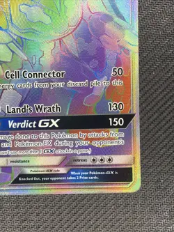 Zygarde GX 136/131 Pokemon TCG Secret Sm-Forbidden Light Rainbow Rare Holo Card - Image 4