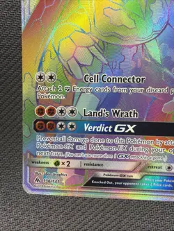 Zygarde GX 136/131 Pokemon TCG Secret Sm-Forbidden Light Rainbow Rare Holo Card - Image 5