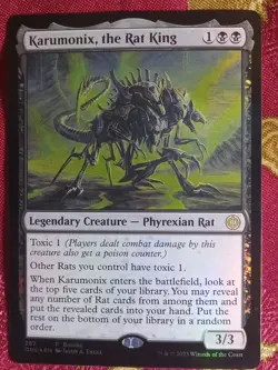 FOIL Karumonix, the rat king Phyrexia All Will Be One Magic The Gathering MTG - Image 1