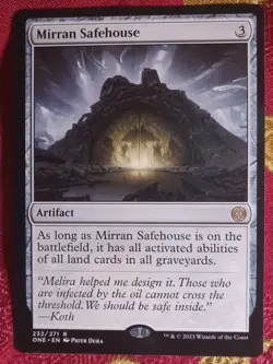 Mirran Safehouse Phyrexia All Will Be One Magic The Gathering MTG rare card - Image 1