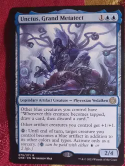 Unctus, Grand Metatech Phyrexia All Will Be One Magic The Gathering MTG rare - Image 1