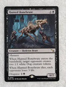 MTG Hunted Bonebrute #87 Murders at Karlov Manor Magic Card Rare NM - Image 2