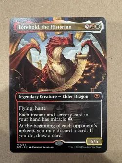 Lorehold, the Historian (Borderless) Secrets of Strixhaven NM SOS M 0284 MTG - Image 1