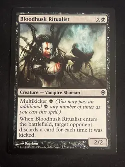 1x Bloodhusk Ritualist (50) Worldwake LP MTG Magic the Gathering x1 MKE - Image 1
