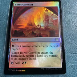 Boros Garrison Double Masters 2022 Foil Land 319/331 Uncommon LP/NM MTG - Image 1