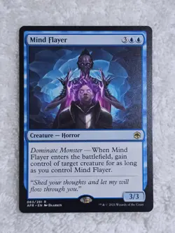 MTG Mind Flayer #63 Adventures in the Forgotten Realms Card Rare NM - Image 1