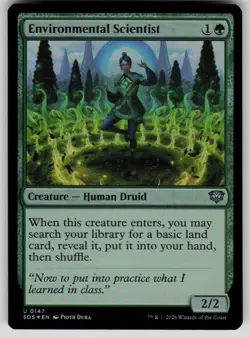 Environmental Scientist Foil Uncommon Secrets of Strixhaven 147 MTG NM 2026 - Image 1