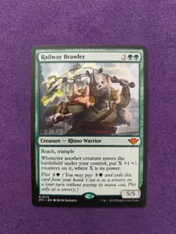 Railway Brawler M Outlaws of Thunder Junction 175 NM MTG - Image 1