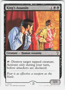 King's Assassin (White Border) R Mystery Booster 2 43 NM - Image 1