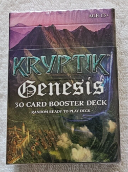 Kryptik TCG Genesis 30 Card Booster Deck Gen Con Learn to Play Factory Sealed - Image 1