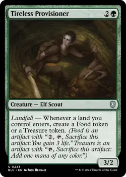 MTG Tireless Provisioner [Bloomburrow Commander] Near Mint Magic - Image 1