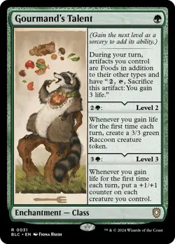 MTG Gourmand's Talent [Bloomburrow Commander] Near Mint Magic - Image 1