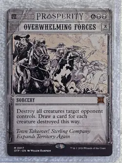 MTG Overwhelming Forces Outlaws of Thunder Junction (OTJ) #17 Card Mythic NM - Image 4