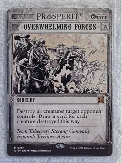 MTG Overwhelming Forces Outlaws of Thunder Junction (OTJ) #17 Card Mythic NM - Image 5
