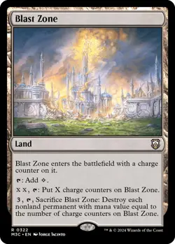MTG Blast Zone [Modern Horizons 3 Commander] Near Mint Magic - Image 1