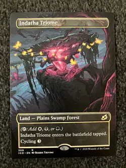 Magic MTG - Indatha Triome (Showcase) - Ikoria: Lair of Behemoths - Image 1