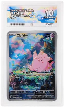 Pokemon TCG Clefairy IR 094/088 Perfect Order - English - ACE 10 - PERFECT SUBS - Image 1