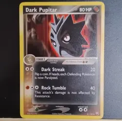 Pokemon Dark Pupitar EX Team Rocket Returns 41/109 Stage 1 HP80 Rare English - Image 1