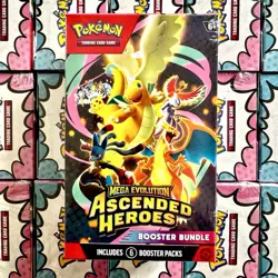 Pokemon TCG Mega Evolution Ascended Heroes Booster Bundle Factory Sealed - Image 1