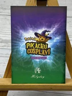 Pikachu as Cosplay Lilo & Stitch lazer Holo Non- Pokemon Fan Art Holyday Edition - Image 4