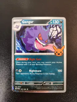 Pokemon TCG Gengar 057/091 Trick or Trade 2024 Cosmos Holo A3 - Image 1