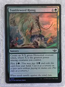 MTG Tumbleweed Rising FOIL Outlaws of Thunder Junction (OTJ) #187 Magic Card NM - Image 4