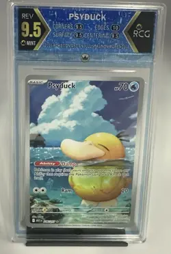 2026 Pokemon PSYDUCK Ascended Heroes Art Rare 226/217 - RCG 9.5 Mint - Image 1