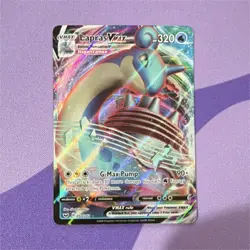 Pokemon Lapras VMAX Sword & Shield 050/202 Ultra Rare Full Art Holo 320 HP - Image 1