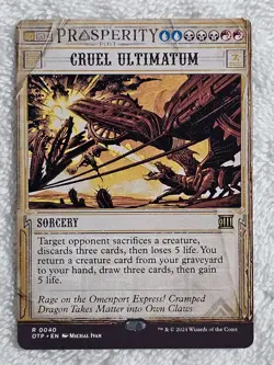 MTG Cruel Ultimatum Outlaws of Thunder Junction (OTJ) #40 Magic Card Rare NM - Image 1