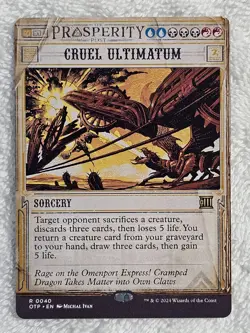 MTG Cruel Ultimatum Outlaws of Thunder Junction (OTJ) #40 Magic Card Rare NM - Image 2