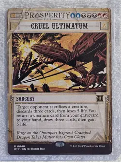 MTG Cruel Ultimatum Outlaws of Thunder Junction (OTJ) #40 Magic Card Rare NM - Image 5