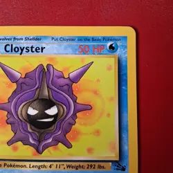 Cloyster 32/62 Uncommon Fossil Pokemon 1st Edition LP Wotc Quick Shipping - Image 4