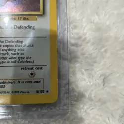 Pokemon Clefairy 40 HP Base Set 5/102 Rare Holo Basic 1999 Wizards TCG - Image 3