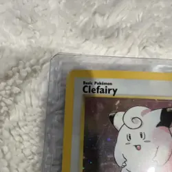 Pokemon Clefairy 40 HP Base Set 5/102 Rare Holo Basic 1999 Wizards TCG - Image 5