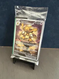 Pokemon TCG Alakazam 009 Mega Evolutions Promo SEALED NM+ Near Mint - Image 1