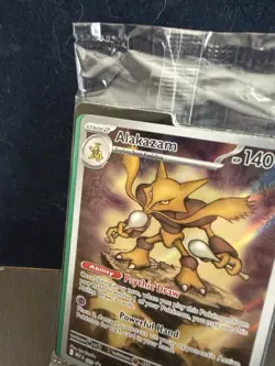 Pokemon TCG Alakazam 009 Mega Evolutions Promo SEALED NM+ Near Mint - Image 2