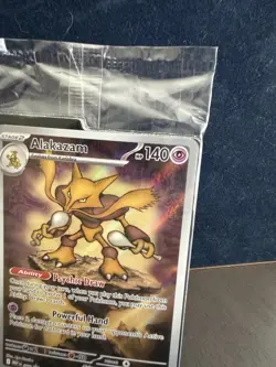 Pokemon TCG Alakazam 009 Mega Evolutions Promo SEALED NM+ Near Mint - Image 3