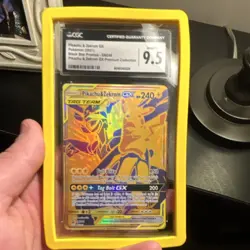 Pokemon Pikachu & Zekrom GX SM248 Black Star Promo TAG TEAM Holo CGC 9.5 - Image 1