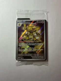 Pokemon Alakazam TCG MEP 009 Mega Evolution Black Star Promo Sealed - Image 1