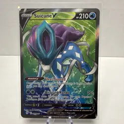 Suicune V (Full Art) 173/203 SWSH07: Evolving Skies Holo Pokemon NM/Mint - Image 1