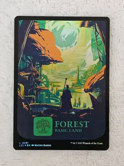 MTG Forest #291 Foil The Lost Caverns of Ixalan (LCI) Magic Card Land NM - Image 1