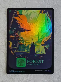 MTG Forest #291 Foil The Lost Caverns of Ixalan (LCI) Magic Card Land NM - Image 2