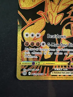 Single Strike Urshifu VMAX TG29/TG30 Brilliant Stars Gold Black Pokemon - Image 5