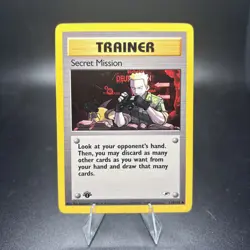 Pokemon TCG - Secret Mission || 1st Edition || 118/132 || Gym Heroes || NM -j - Image 1