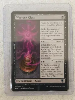 MTG Warlock Class #125 Adventures in the Forgotten Realms Card U NM - Image 4