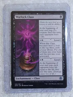 MTG Warlock Class #125 Adventures in the Forgotten Realms Card U NM - Image 5