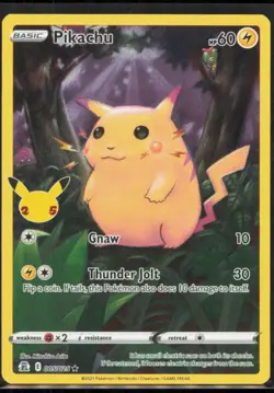 Pikachu Holo Rare Celebrations #005/025 [Near Mint] Pokemon TCG - Image 1