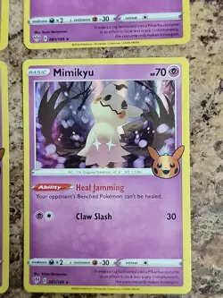 4x MIMIKYU 081/189 TRICK OR TRADE HALLOWEEN PROMO POKEMON (STAMPED HOLO, NM) X4 - Image 5